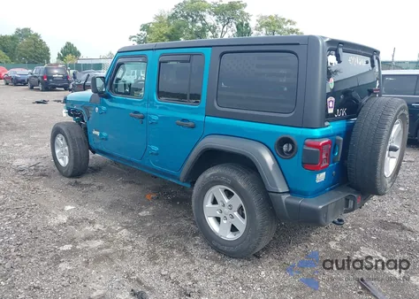 2020 Jeep Wrangler Unlimited Sport S 4X4 from USA, damaged, VIN 1C4HJXDG7LW147224